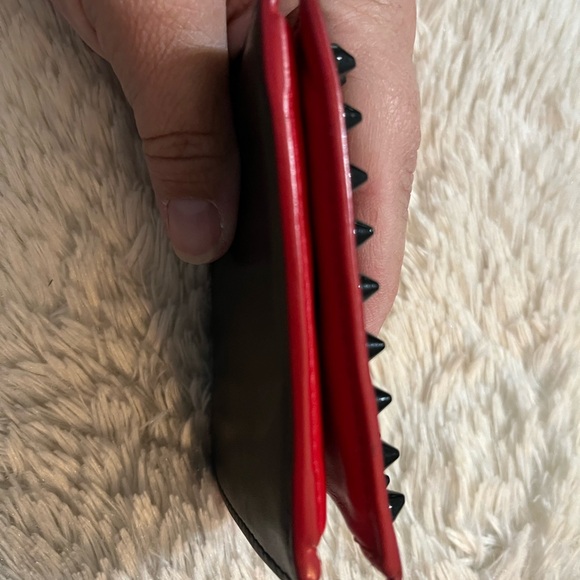 Christian Louboutin Black Stud bifold wallet - Picture 7 of 15